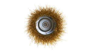 Brass Coated Wire Cup <b>Brush</b> for Rust Removal Polishing Deburring Metal Surface Cleaning Abrasive Tool - Product Image 2