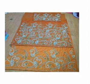 Tela Georgette Bordada a Mano de Calidad Genuina para Vestidos de Fiesta para Niñas, de Secado Rápido, 120 GSM, India - Product Image 6