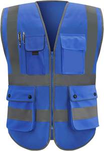 Chaleco de Seguridad Reflectante para Hombre, Nuevo y en Oferta, para Otoño, 100% Poliéster, Lona Impermeable - Product Image 5