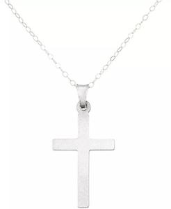 Croce testurizzata 18 "collana pendente | Macis's - Product Image 2