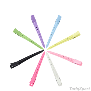 กิ๊บหนีบผมพลาสติกหลากสีอเนกประสงค์ กิ๊บหนีบผมแบบจระเข้สีเงินสำหรับทำผม - Product Image 4