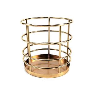 Admirable Design Rose Gold Stainless Steel <b>Pen</b> <b>Holder</b> Customized Shape & Size Metal Pencil Stand Stylish Desk Organizer - Product Image 4