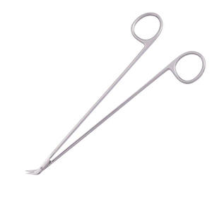 Tijeras Vasculares Smith de Alta Calidad, Anguladas, 19 cm, Acero Inoxidable, Instrumento Quirúrgico, Certificación ISO13485, Manual para Uso General - Product Image 4