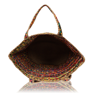 Bolso Tote de Yute Bohemio Ecológico Personalizado 2026 para Mujer, Bolso de Playa de Lona Multifuncional para Fiesta y Compras, Bolso Bandolera para Mujer - Product Image 3