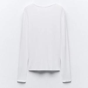 Camiseta de Mujer de Manga Larga para Gimnasio, con Logotipo Personalizado, Ropa Casual, Servicio OEM, Nueva Colección - Product Image 4