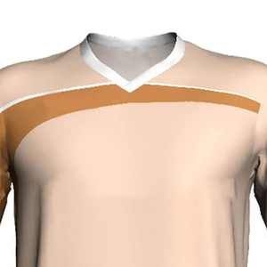Camiseta de Fútbol para Hombre, Cuello en V, Bloques de Color, Manga Corta, Poliéster que Absorbe la Humedad, Corte Regular para Adultos, Todas las Temporadas - Product Image 5