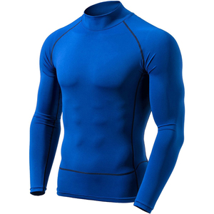 Custom Men's Rash Guard UPF50+ Anti UV <b>Compression</b> <b>Shirt</b> Long Sleeve Quick Dry Breathable Eco-Friendly Front Sublimation MMA BJJ - Product Image 2