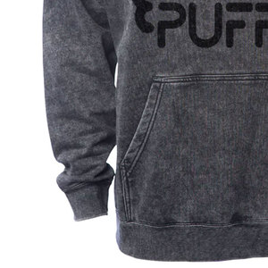 Sudadera con Capucha Gris Oscuro para Hombre, Corte Regular, Tejido de Algodón, Casual, con Logotipo Estampado, Bolsillo Delantero, para Otoño - Product Image 3