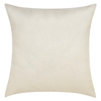 Housse de coussin carrée en crêpe de soie satinée polyester brodée, géométrique beige, faite à la main, de haute qualité, pour décoration intérieure moderne, 16" x 16"