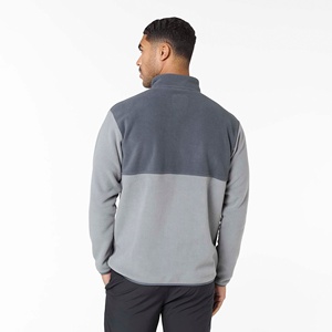 Veste polaire pour homme 350 GSM, fermeture éclair intégrale, chaude, douce, légère, résistante au vent, randonnée en plein air, hiver, décontractée, OEM, étiquette privée - Product Image 3