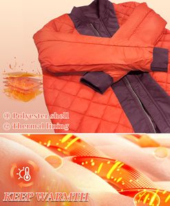 Chaqueta Bomber de Invierno con Logotipo Personalizado para Hombre, Tallas Grandes, Chaqueta Bomber Gruesa y Cálida, Cortavientos con Cremallera - Product Image 2