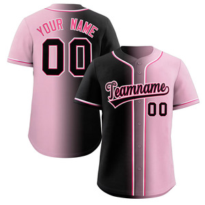 Maillot de baseball personnalisé OEM avec logo brodé, nom, dégradé de couleurs, impression numérique, polyester à séchage rapide, taille américaine, maillot de baseball pour homme - Product Image 6