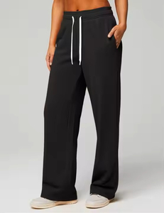 Pantalones Deportivos de Algodón para Mujer, con Logotipo Personalizado, Premium, para Fitness, Running, Casuales, Fabricante OEM - Product Image 2