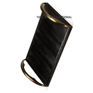 Plateau à fruits créatif en marbre moderne, design rectangulaire, plats multifonctionnels avec poignées latérales en métal - Product Image 2