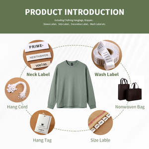 Etiquetas Colgantes de Papel con Relieve, Diseño 2026, Etiquetas de Lujo Negras Personalizadas para Ropa, Jeans - Product Image 6