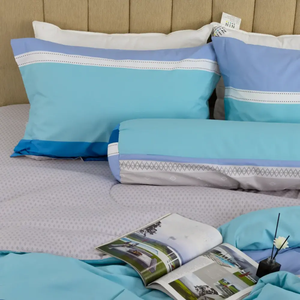 Reine taille luxe pour Tencel taie d'oreiller en soie enveloppe fermeture élégante housse de coussin pour la maison hôtel tissé élégant imprimé pour les cheveux - Product Image 5