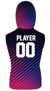 Maillot de compression à capuche personnalisé par sublimation pour les matchs de la Ligue 7v7 2025 – Polyester respirant, confortable et tendance - Product Image 6