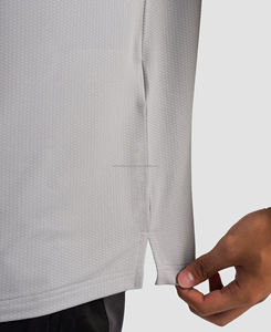 Camiseta de Manga Corta para Hombre, Tejida en Poliéster/Algodón, Cuello Redondo, Estilo Yoga, Transpirable, Diseño Casual, Nuevo Modelo 2026 - Product Image 5