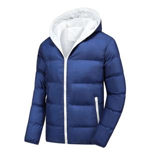 Chaqueta acolchada con cuello levantado de 160 gramos, resistente al agua, 100% de poliéster, Parka Unisex, chaqueta para hombre - Product Image 3