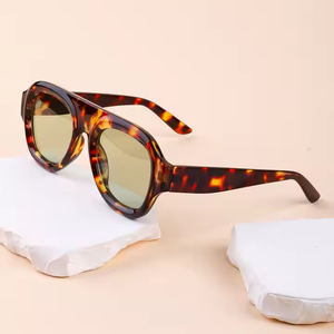 9 Retro Designer High Quality <b>Large</b> <b>Frame</b> Sunglasses Customized Logo Brand Super <b>Large</b> Luxury Men's and Women's Sunglasses 3409 - Product Image 2