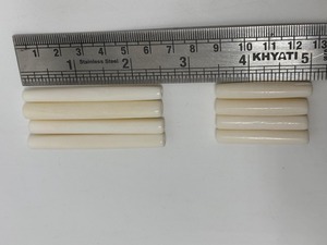 Tuyaux en os naturel blancs pour la fabrication de bijoux, accessoires capillaires, artisanat, motifs tribaux, projets de mode, vente en gros en vrac - Product Image 4