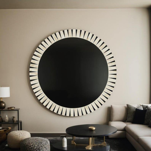 Espejo de Lujo Ecológico con Incrustaciones de Hueso para Sala de Estar, Decoración de Arte Moderno Más Vendida |   Espejo de Lujo - Product Image 2