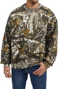 Sudaderas de Última Moda para Hombre, con Hombros Caídos, Estampado de Camuflaje, Talla Grande, Tejidas, Gruesas, Holgadas, para Otoño - Product Image 4