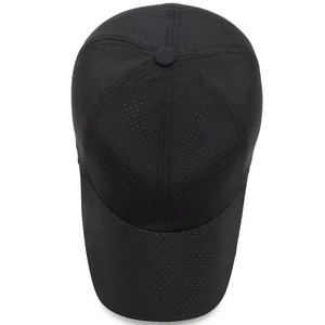 Gorra de béisbol estilo streetwear unisex ajustable de 6 paneles, color sólido, tela de malla transpirable, gorra informal para exteriores, suministro OEM - Product Image 5