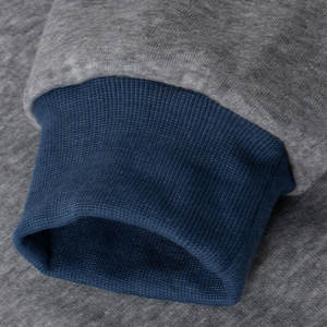 Men's Casual 100% Cotton <b>Fleece</b> Hooded <b>Sweater</b> 2-Color Solid Pattern Lined Design Winter Season Plain Dyed Polyester/Cotton - Product Image 6