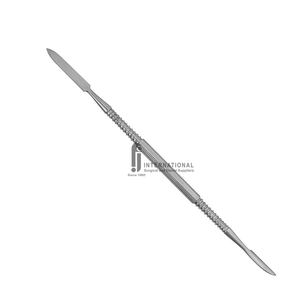 Espátula Plana Ergonómica Manual de Acero Inoxidable de Doble Punta, la Más Demandada, para Instrumentos Dentales Lecron - Product Image 1