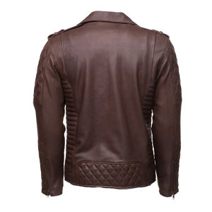 Vestes de moto en cuir de vachette véritable vieilli, grande taille, imperméables et coupe-vent, personnalisées, de haute qualité, vente en gros pour femmes - Product Image 2