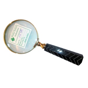 Lupa de alta calidad Color bronce artesanía india nuevo diseño 2025 Metal aspecto antiguo diseño Vintage venta al por mayor ojo vidrio - Product Image 1