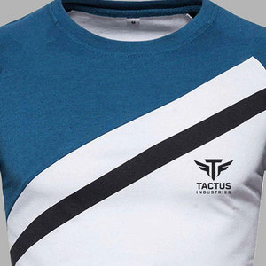 T-shirt ample pour homme en coton 100% avec logo personnalisé, tendance, en promotion pour la vente en ligne - Product Image 3