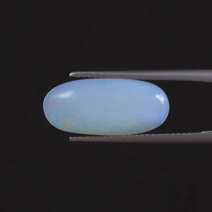 TATIWALA JEWELS EMPORIUM Opale naturelle blanche d'Inde certifiée IGI, pierre précieuse en vrac, 5,47 carats, taille ovale 19,5x9 MM, taillée et polie à la main - Product Image 1