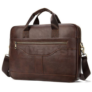 Premium Leather Laptop Bag With Elegant Design And Strong Build Ideal For Office Use Business Meetings And Daily Travel Needs - Product Image 3