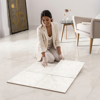 Onyx Bianco 800x800mm Porcelaine 80x80cm Carreaux émaillés Marbre Marocain Brillant Yémen Ghana USA