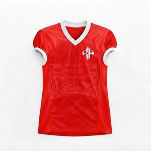 Jersey de Fútbol Americano para Hombre, Cuello en V, Material de Impresión por Transferencia de Calor, 100% Poliéster, Marca RIVIAN ATLANTIC, Top Ventas - Product Image 2