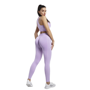 Ensemble de yoga élégant, tenue de fitness taille haute, vêtements de sport respirants et extensibles de qualité supérieure pour femmes - Product Image 1