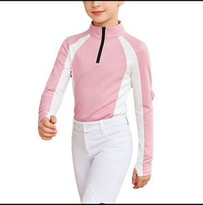 Womens Casual <b>Horse</b> <b>Riding</b> Shirt Equestrian Training <b>Top</b> Soft Breathable Stretch Outdoor Sportswear Custom Logo - Product Image 1