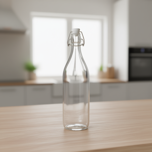 Botella de Vidrio Transparente de 1 Litro - Product Image 3