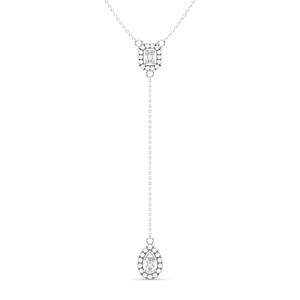 Colliers en or massif 14 carats REYES Sparking avec moissanite certifiée GRA pour femmes, cadeau de luxe pour mariage ou anniversaire, bijoux raffinés - Product Image 3