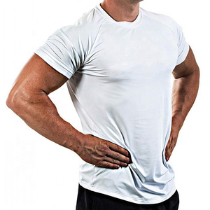 Custom <b>Men's</b> O-Neck Slim Fit 100% Cotton Knitted Compression Sport T-shirt-Quick Dry Breathable <b>Animal</b> Print Active Training - Product Image 6