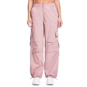 Otoño 2025, pantalones Cargo con bolsillos para mujer, pantalones holgados con cordón para mujer, ropa de calle, Pantalones rectos holgados informales Vintage - Product Image 1