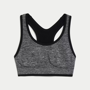 New Arrival High Quality Women's Simple Sports Bra High Support Breathable Quick Dry Spandex/Nylon for Wholesale Price Yoga Wear - Product Image 3