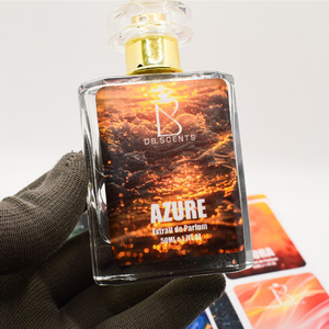 Étiquettes autocollantes en vinyle PVC imperméables pour parfums, emballage de luxe pour parfums |   Texte personnalisé en relief, écologique, durable, résistant aux UV - Product Image 4