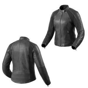 Chaqueta de Motocicleta de Cuero Genuino para Mujer, Diseño 2026, Resistente al Viento, Transpirable, Tallas Grandes, Chaquetas de Cuero a la Moda para Motociclistas - Product Image 1