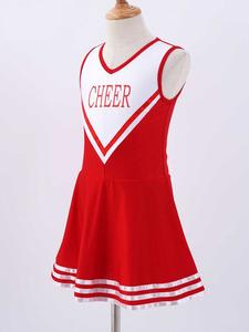 Uniformes de cheerleading personnalisés en gros, sublimation de haute qualité, 100% polyester, tenue d'équipe pour lycéennes, couleurs personnalisées - Product Image 4