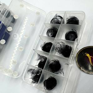 Extensiones de Pestañas al por Mayor, Pestañas Sintéticas Hechas a Mano, Fans de Pestañas Pre-fabricados 3D-20D, Tamaños Mixtos CC DD LD M Curl, Proveedor de Alta Calidad - Product Image 1