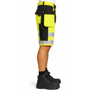 Shorts de travail réfléchissants haute visibilité personnalisés |   Shorts utilitaires haute visibilité |   Shorts de travail pour hommes - Product Image 5
