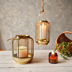 Farol de Metal Clásico Behoma, Estilo Boho, Portavelas Decorativo para Interiores y Exteriores, Decoración del Hogar, Suministro al por Mayor para Exportación - Product Image 2